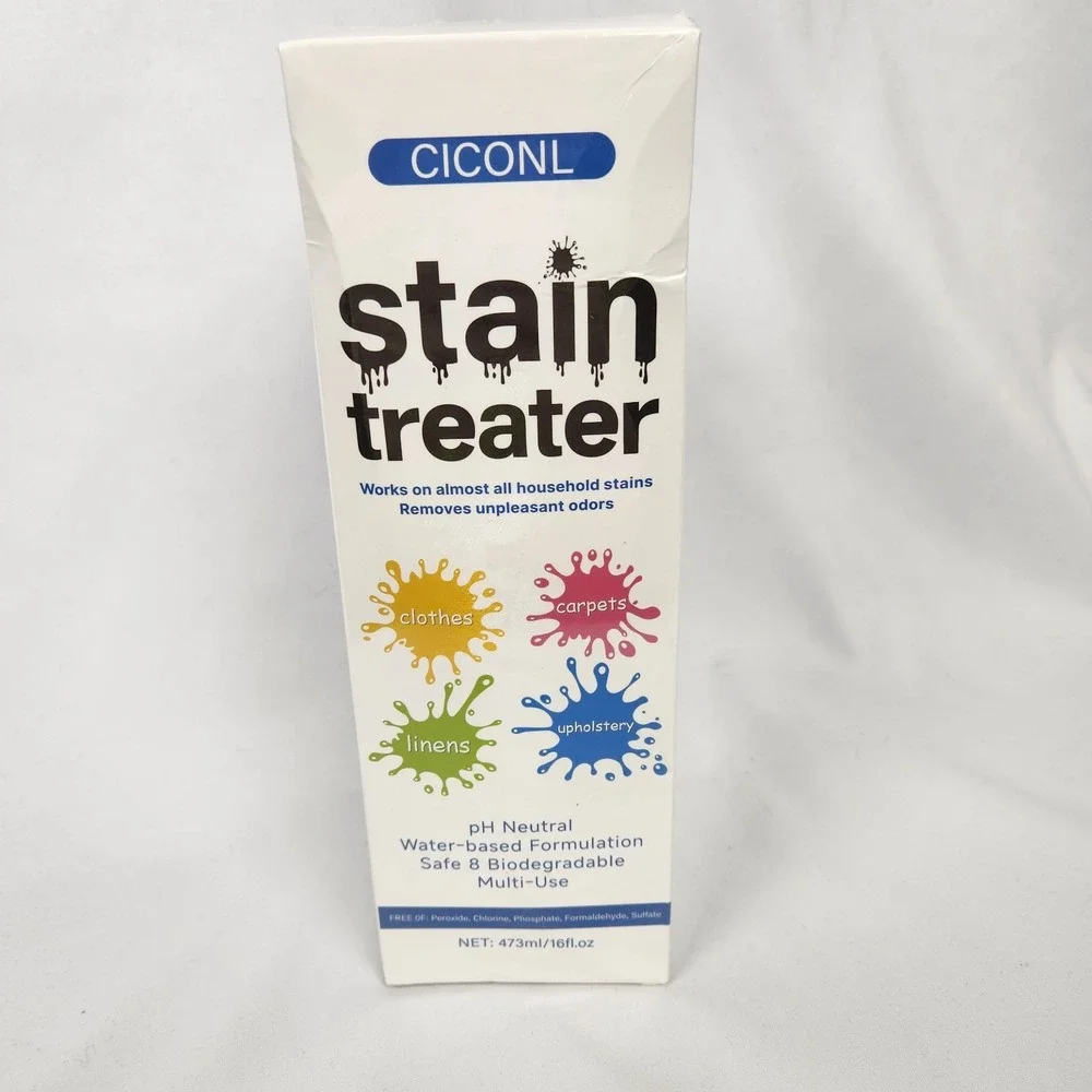 CICONL Stain Treater Spray 16 fl oz – Multi-Use, Biodegradable,‎ Sealed New